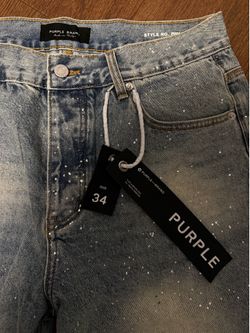 Purple jeans