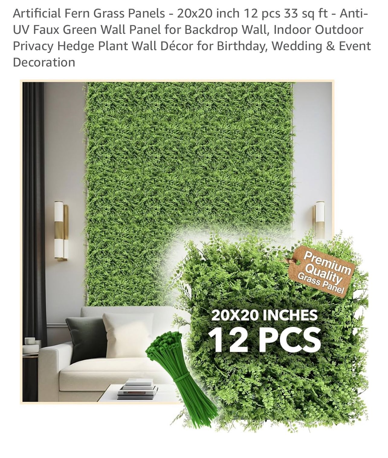 Grass Panel Backdrop