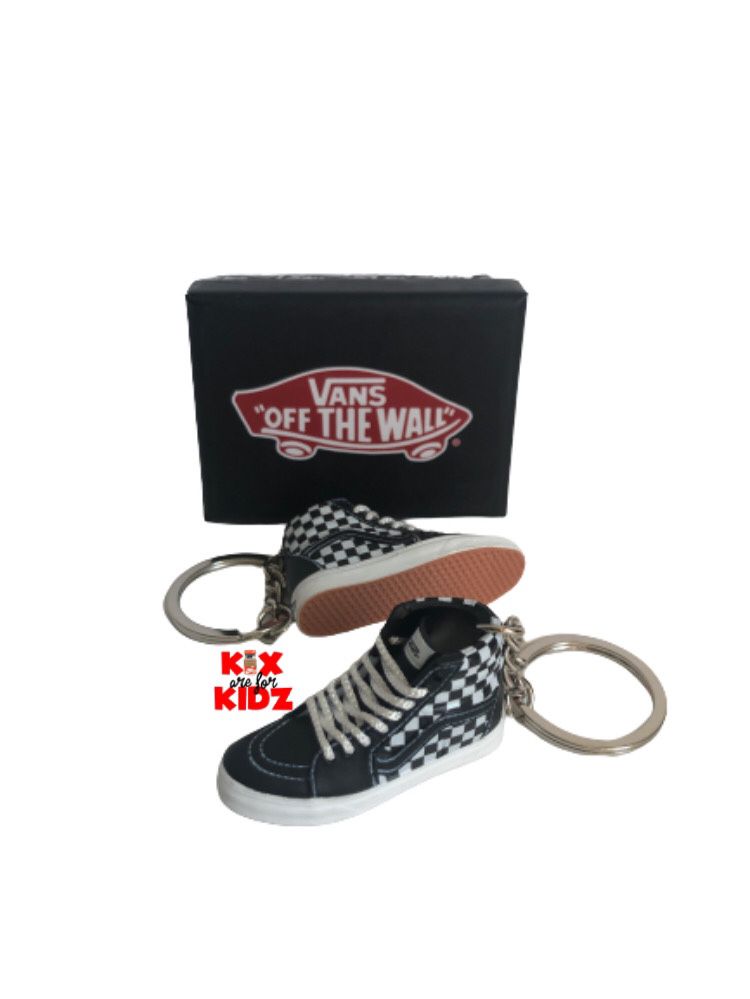 Vans High Top Checker 3D Mini Sneaker Keychain 