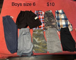 Boys size 6 Bottoms