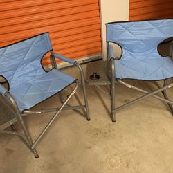 Folding Chairs With Side Table 