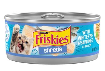 Lot of Friskies Shreds Canned Cat Food - 96 cans