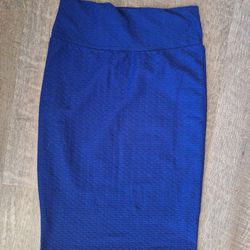 LulaRo Royal Blue Pencil Skirt Xs