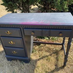 Wooden Desk For Project 