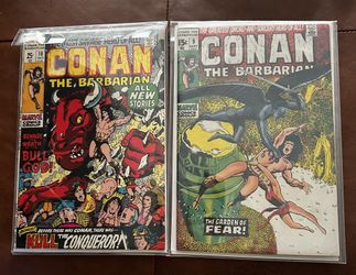 1971 Vintage Conan The Barbarian Issues #9 And #10