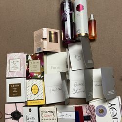 Fragrance / Perfume Sample Lot With Sunglasses And More