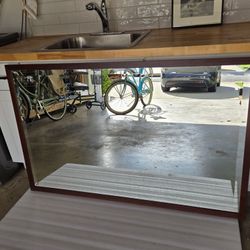 54" x 34" Wood-Framed Mirror