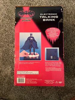 Batman & Robin Electronic Talking Bank Trademarks Of DC Comics 1997