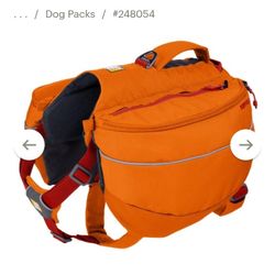 Ruffwear Dog Back Pack L/XL
