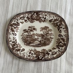 Vintage Brown Platter