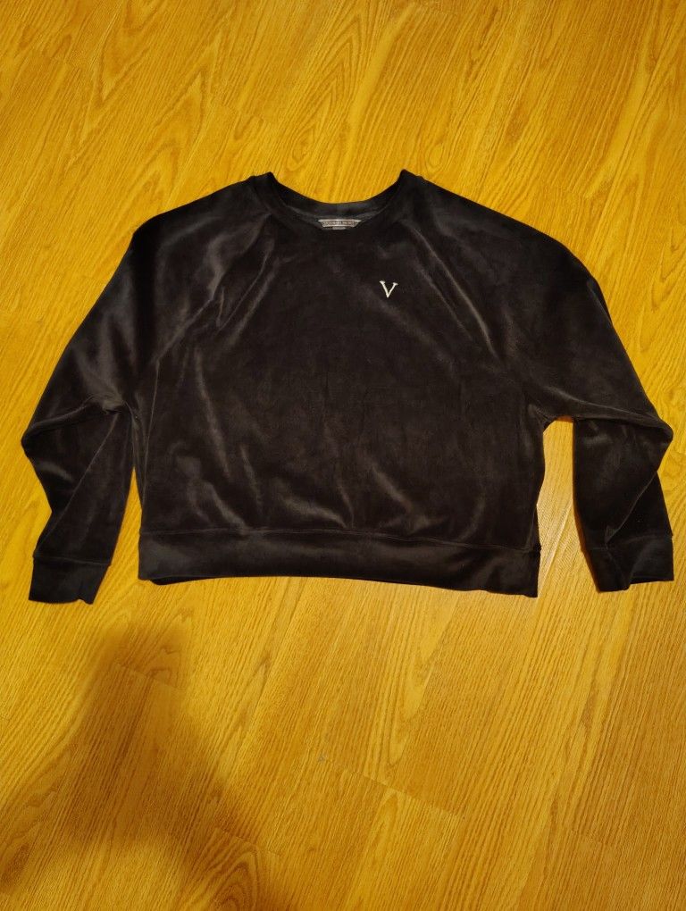 Victoria's Secret Velour Crewneck Sweater
