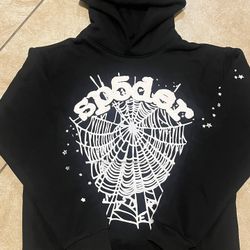 Spider Hoodie OG Web Black SIZE M