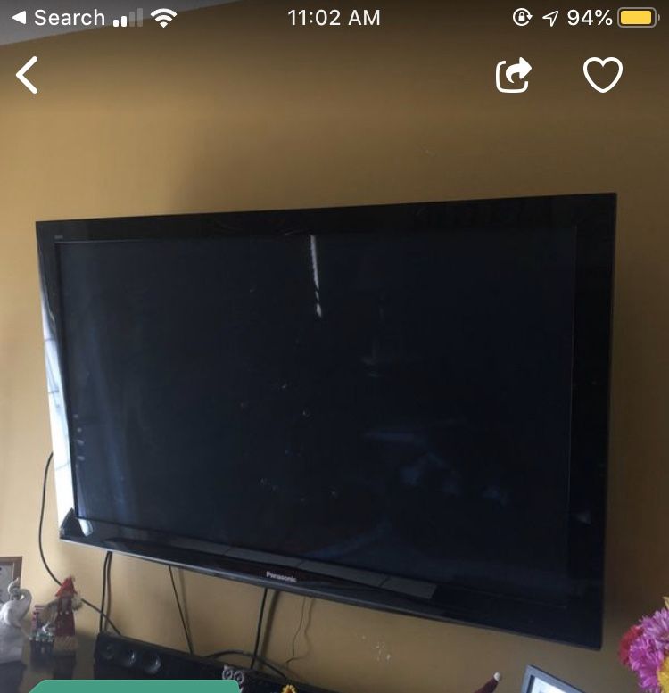 2009 flat screen tv with remote