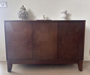 45” Side Board With Solid Wood Legs
