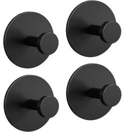 Multifunctional Towel Hooks for Bathroom Wall 4 pack.    (U)