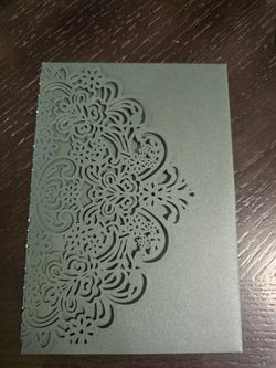 Emerald Green Invitation Sleeves 