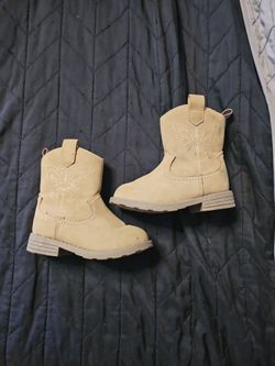 Butterfly toddler cowgirl boots