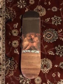 FUCKING AWESOME SKATEBOARD DECK JASON DILL YELLOW