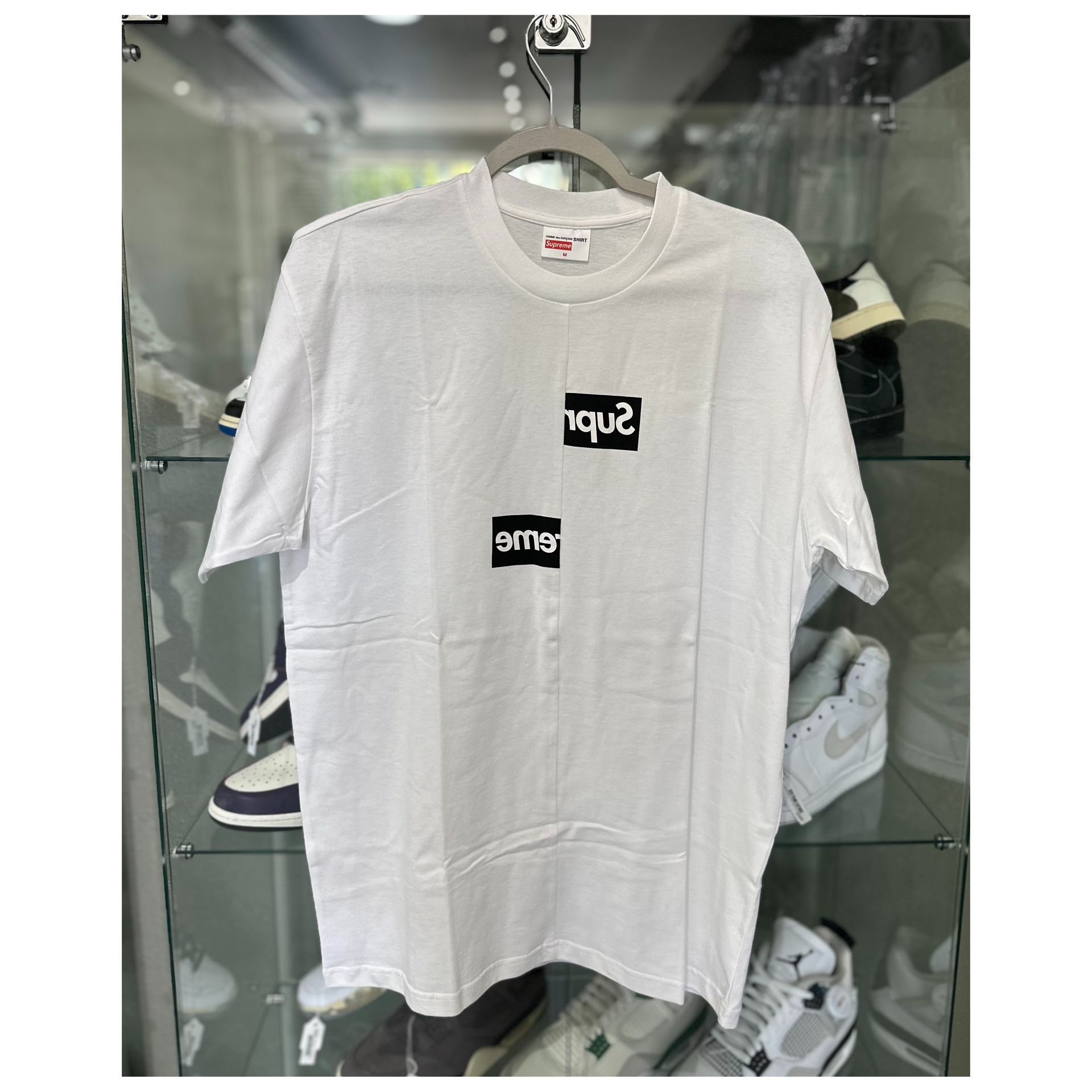 SUPREME CDG SPLIT BOX LOGO FW18 - WHITE (Medium)