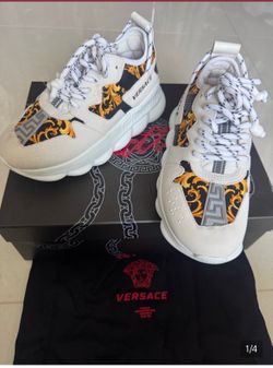 Versace chain reaction sneakers