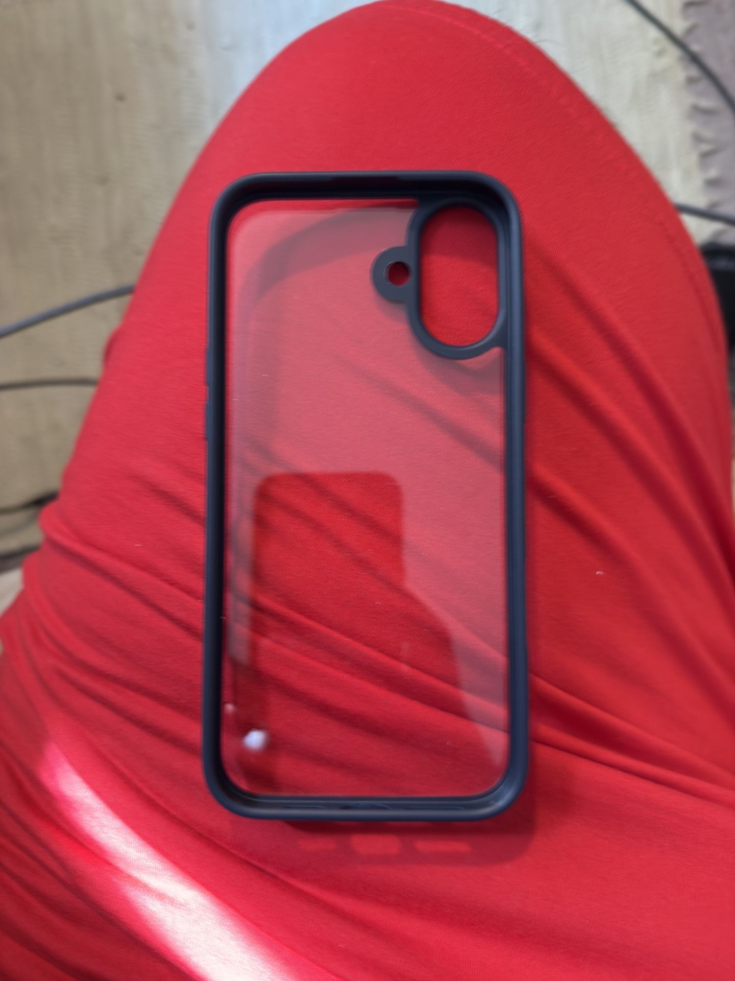 Brand New Clear & Blue Apple IPhone 16+ Case.
