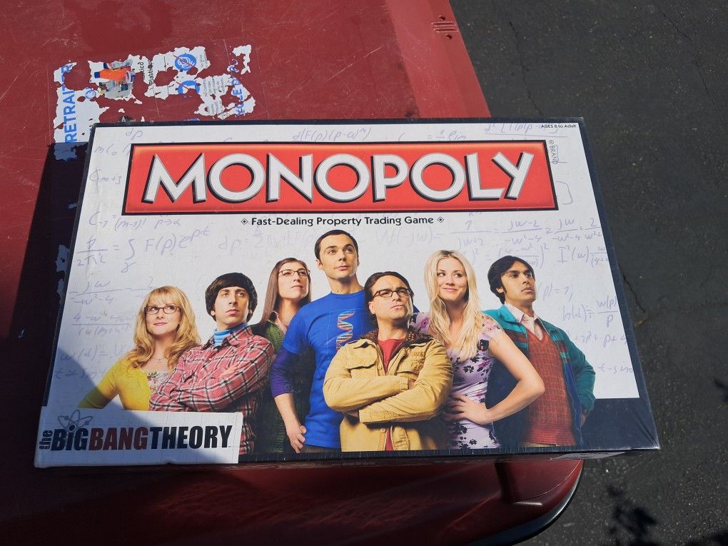 The Big Bang Theory Monopoly Board Game NEW & SEALED