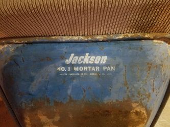 Jackson mortar pan
