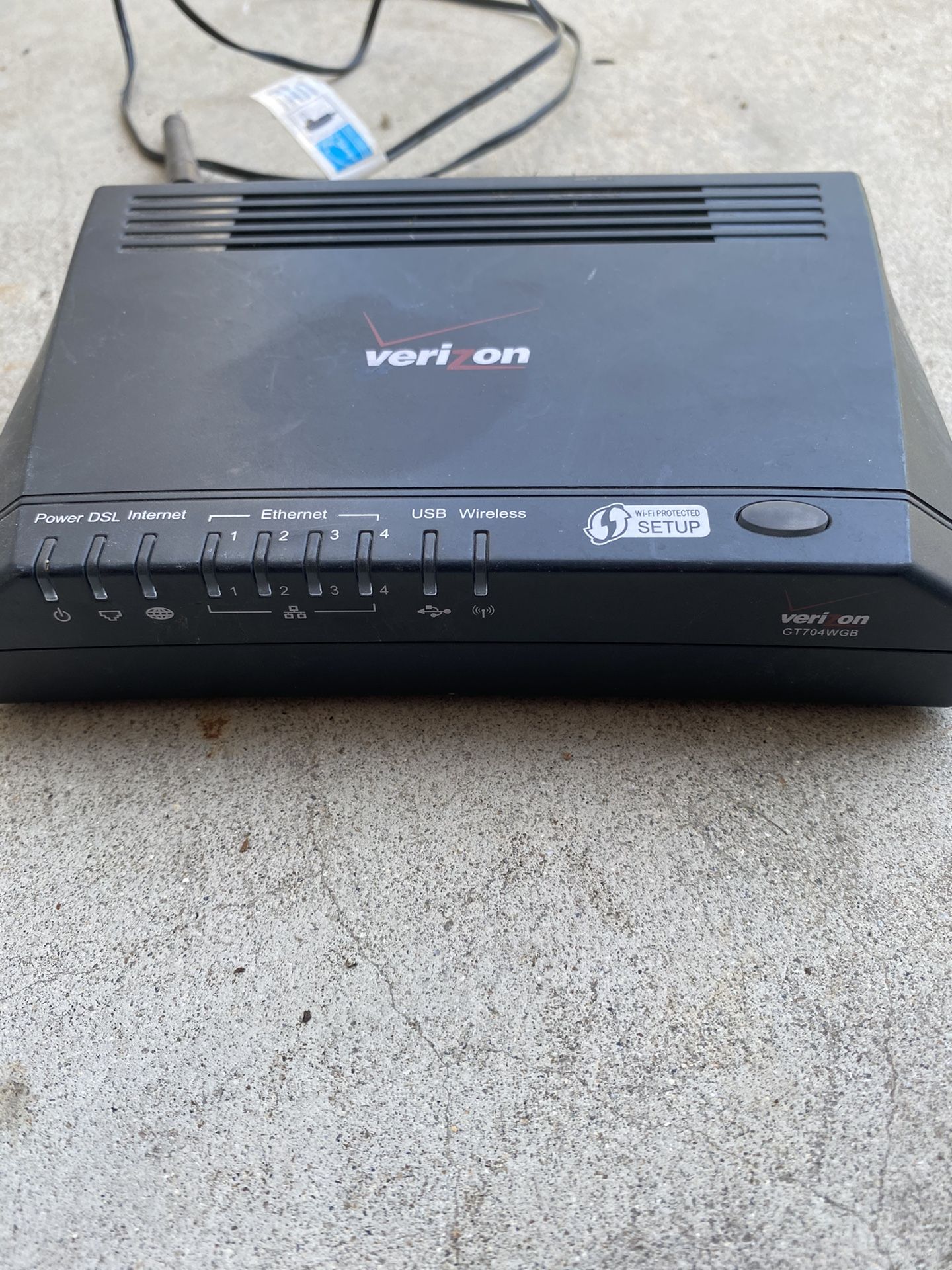 Verizon DSL/Router/Modem