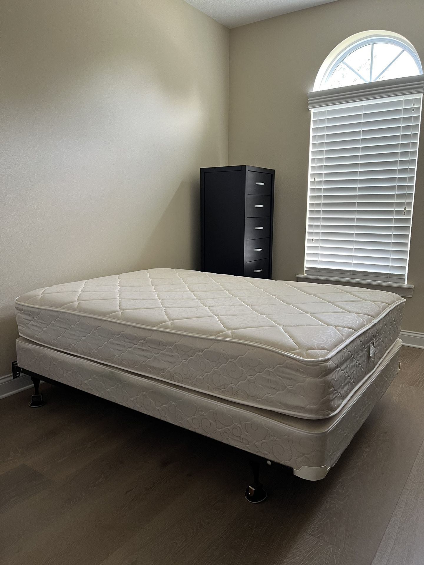 Full Size Mattress, Box Spring and Frame