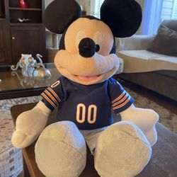 Plush Chicago Bears Mickey Mouse 
