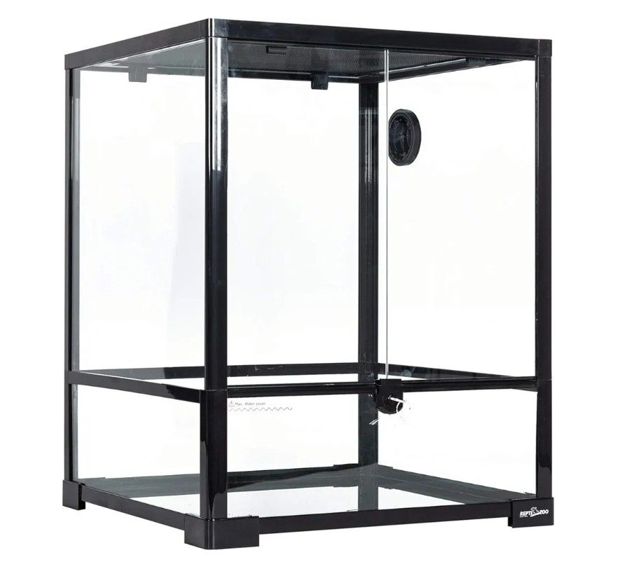 REPTI ZOO Reptile Glass Terrarium, 18" x 18" x 24" 30 Gallon