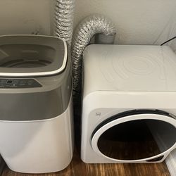 RCA Mini Washer & Dryer Set With Extended Lines