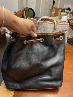 D&B Black Bucket Purse