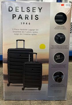 Delsey Paris 2-Piece Hardside Luggage Set