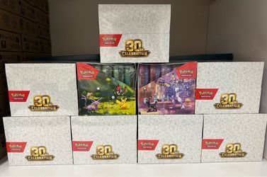 Pokemon 30th Celebration Mini Tin Display