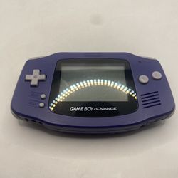Nintendo Game Boy Advance Indigo Purple Handheld Console System GBA Tested