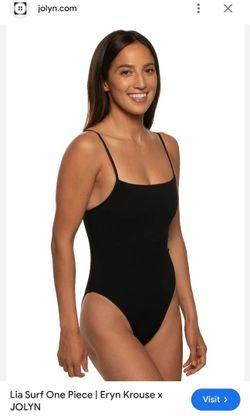 One piece black swim Jolyn