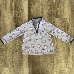 OshKosh B’gosh Unicorn Zip Up Fleece 2T