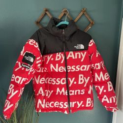 Supreme x The North Face TNF FW15 By Any Means Necessary Nuptse Jacket Medium