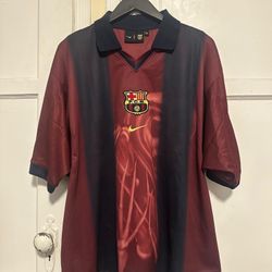 Travis Scott x Nike x Fc Barcelona Home Skeleton Jersey 🔴🔵