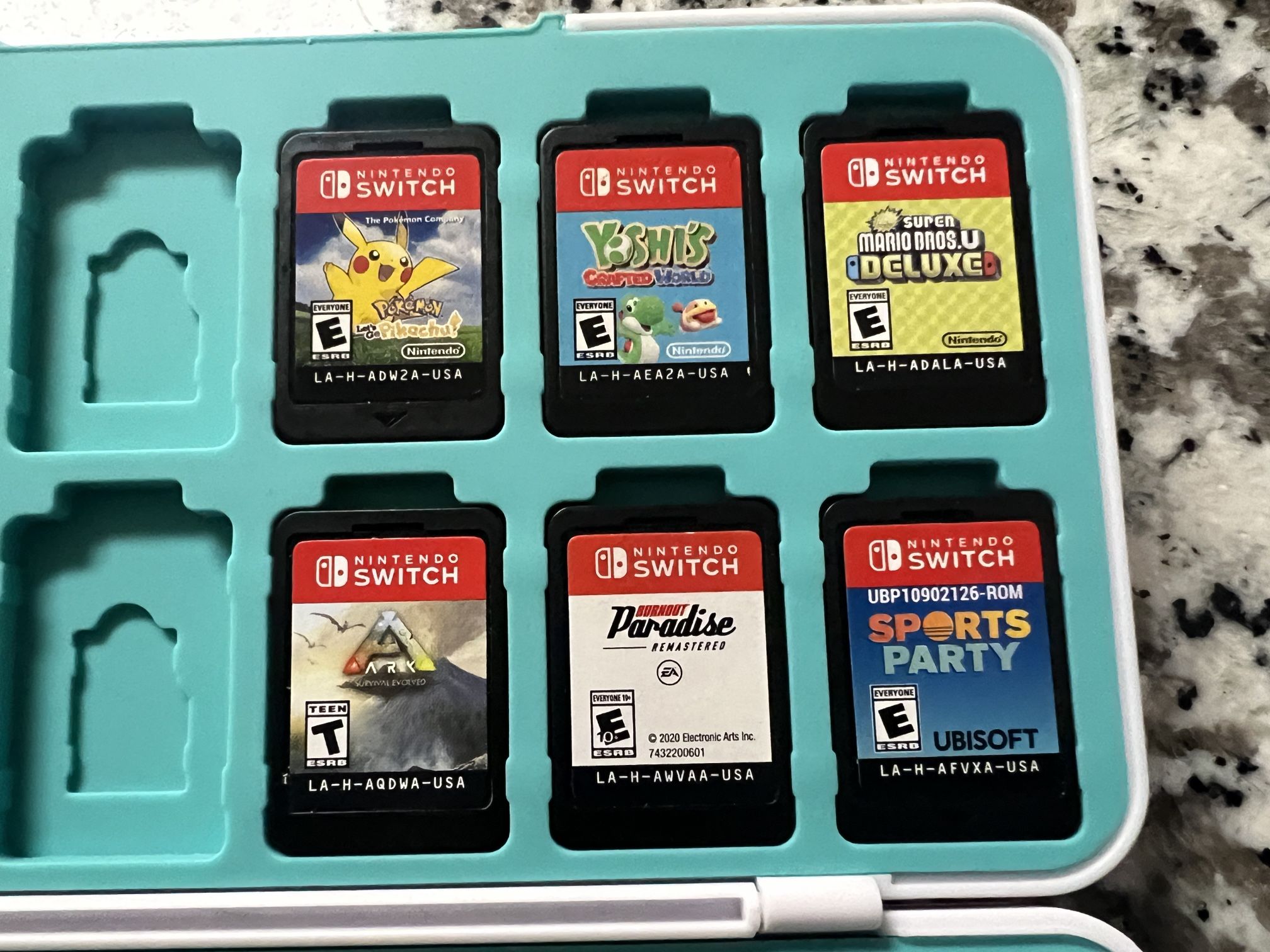 New Super Mario Bros Deluxe Pokemon Pikachu Yoshi Burnout Paradise Nintendo Switch