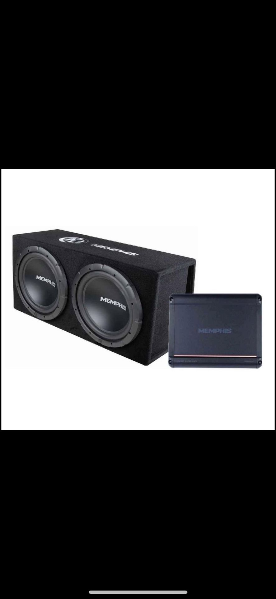 Memphis 2 12 inch Subwoofers With Amp And Box for Sale in Chula Vista