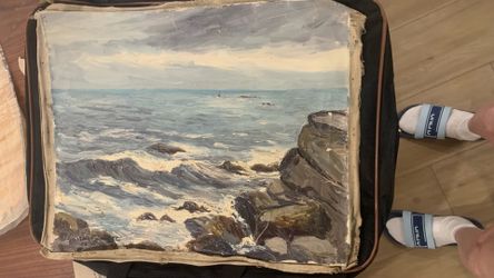 Oil on Canvas by a 20th Century French Painter Gaston Girault (1(contact info removed))