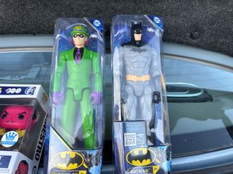 Batman & The Riddler DC figurines