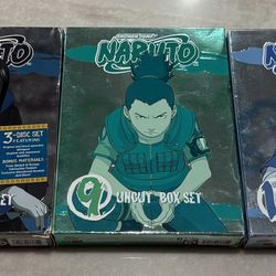 Naruto Uncut Box Set Bundle Volumes 7,9 And 10
