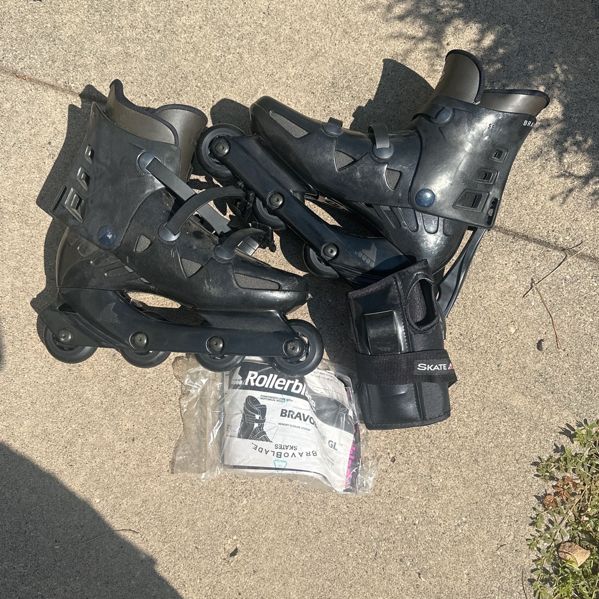 Bravoblade GL Rollerblade & Wrist Guards