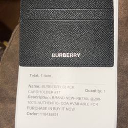 Burberry Card Holder (STEAL)