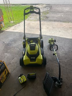 Ryobi mower y trimmer