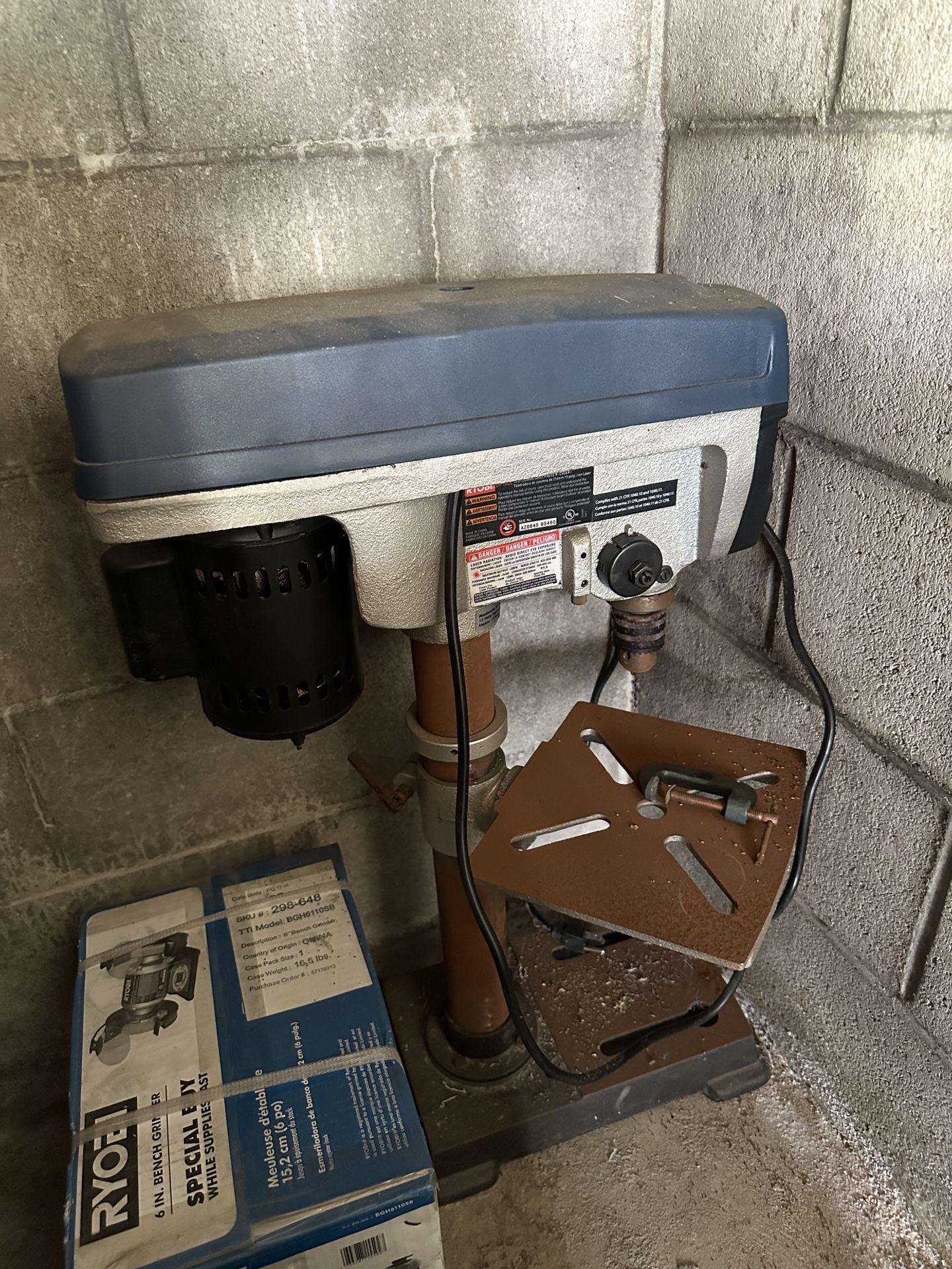 Ryobi bench top drill press