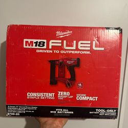 Milwaukee 18g nailer tool only New